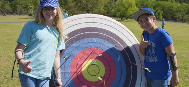 family-camp-archery-activity